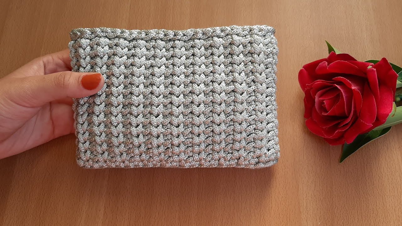 كروشيه بورتفيه بغرزة بسيطة _ Ozzy Crochet