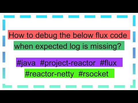 How to debug the below flux code when expected log is missing?