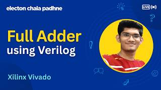 Full Adder using Verilog (Xilinx vivado)