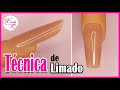 La Mejor Técnica de LIMADO para UÑAS PERFECTAS!! 💅💅 Como limar uñas acrílicas o gel paso a paso.