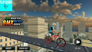 City Rooftop BMX Bicycle Rider | Android gameplay screenshot 2