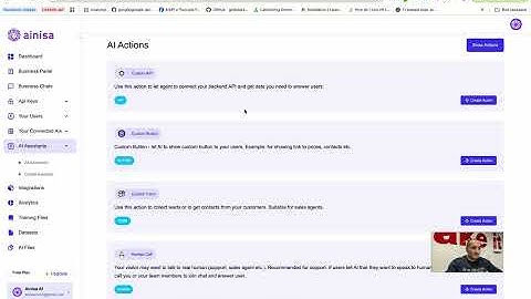 Interactive AI - add actions to AI agents in ainisa.com