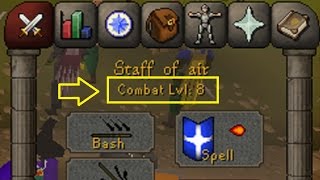 lvl 8 hitting 8s in world 8 (f2p osrs) fire strike pure pking