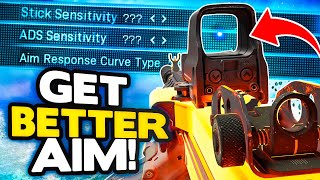 Warzone 7 SECRETS on how to get BETTER AIM with CONTROLLER (Xbox One, PS4 & PC) | Warzone Tips