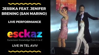 ESCKAZ in Tel Aviv: Jessika feat. Jenifer Brening (San Marino) - Who We Are (at Israel Calling)