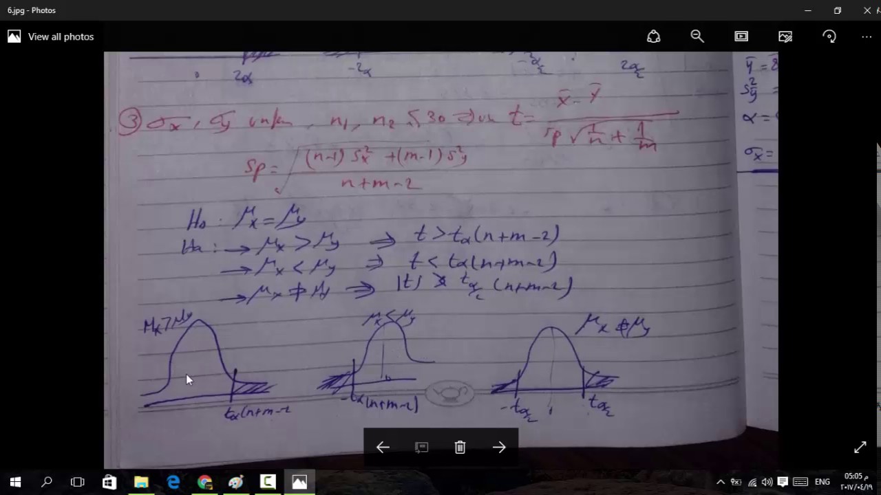 25 - Test Hypothesis for difference between two Mean