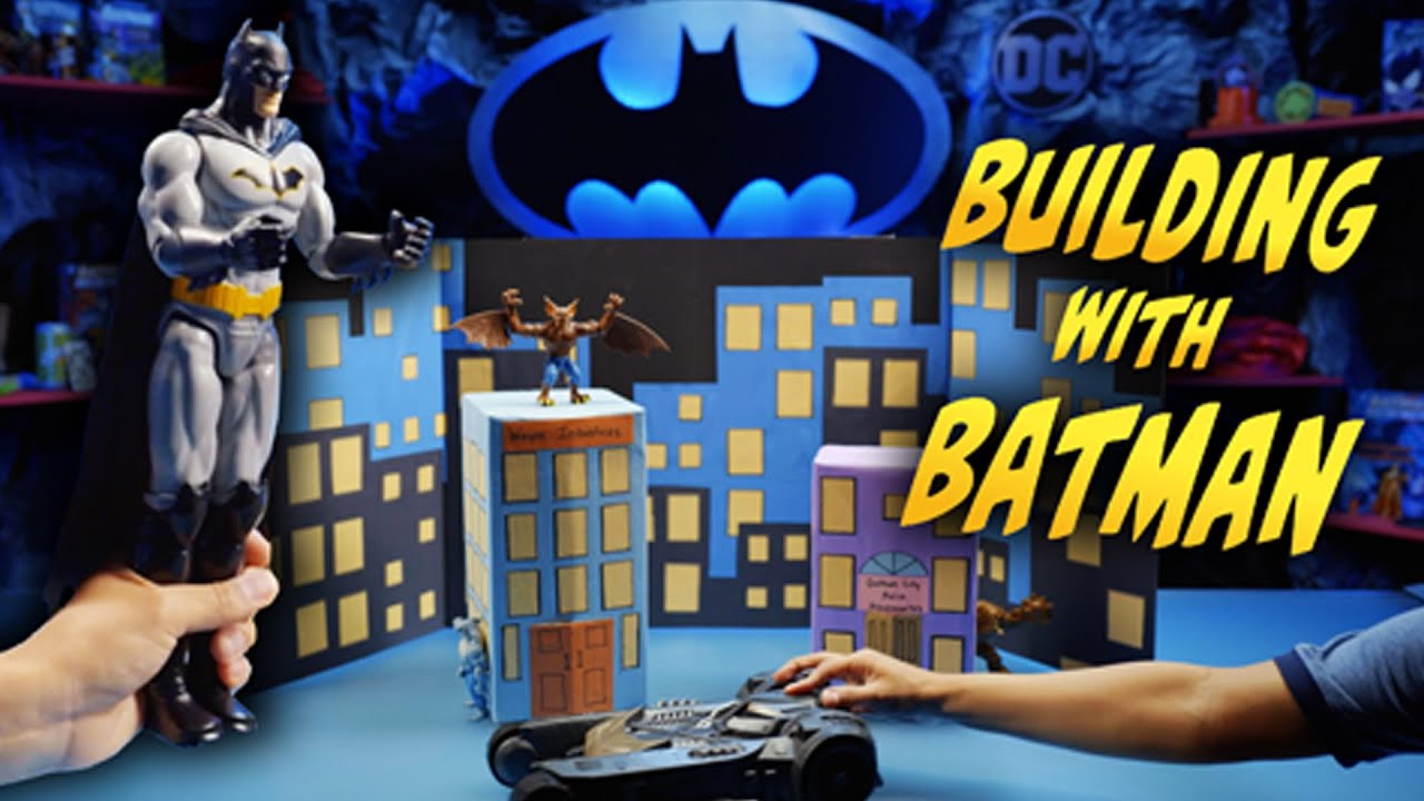 Bricolaje de escena de Ciudad Gótica | Construyendo con Batman | DC Kids -  YouTube