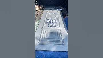 Tôn pano khổ 70x2m làm cửa sắt 1 cánh, cửa sắt phòng #tonpano #toncuasat1canh #tonlamcuasat