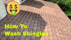 How to wash your roofing shingles