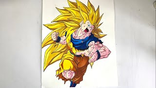 How to Draw Goku SSJ3 | Dragon Ball Z screenshot 3