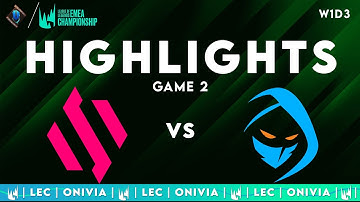 BDS vs RGE Game 2 Highlights | LEC Spring 2025 | Team BDS vs Rogue