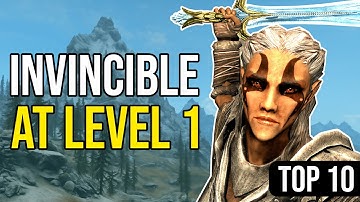 10 manieren om waanzinnig krachtig te worden op level 1 in Skyrim