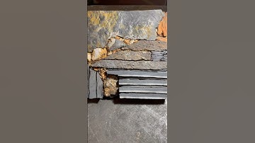 Slate, Quartz mosaic with mica flakes. Hand made mosaic art. #mosaicart #slate #diy #shorts