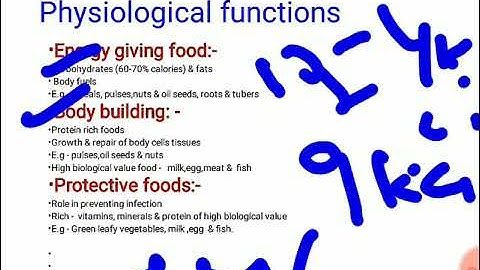 Home science (paper-2) Food Groups (Chapter-1)