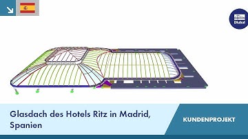 [ES] CP 001224 | Glasdach des Hotels Ritz in Madrid, Spanien