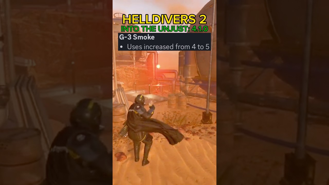 G-3 Smoke BUFF After Patch 4.1.0 - Helldivers 2