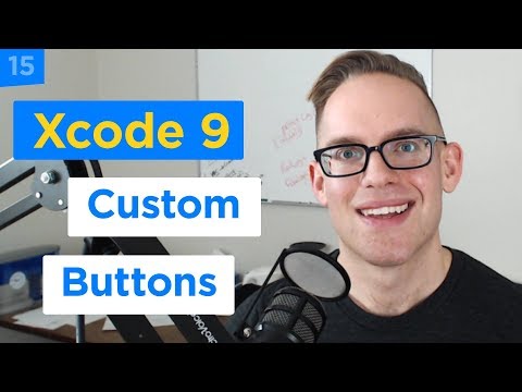 iPhone Apps 101 - How to Create a Custom iPhone Button in Xcode 9 Storyboard (15/29)