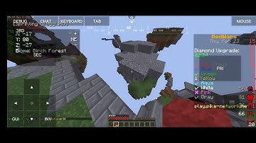 PLAYING BEDWARS AFTER 1YRS IN POJAV LAUNCHER 1.8.9 #bedwars  #technoblade #senpaispider