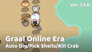 Graal Online Era — Auto Dig/Pick Shells/Kill Crab (ver. 1.1.0) [Bot] screenshot 5
