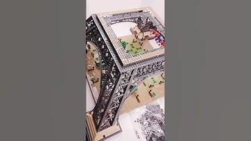 LEGO® Icons | Eiffel Tower (10307)[10001 pcs] Building Part 3 #shorts @TopBrickBuilder18plus
