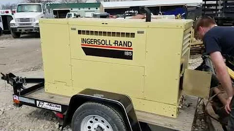 Ingersoll Rand P185WJD Portable Air Compressor - BigIron - May 9, 2018