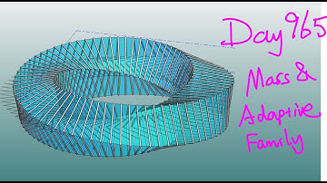 Revit Exercise (Day 965) Mass and Adaptive Family Exercise