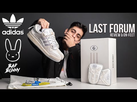 Adidas X Bad Bunny Last Forum Buckle Low Cloud White Review x On-Feet