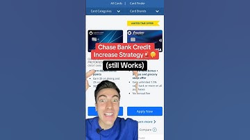 Chase Bank Credit Increase Strategy😳 #creditcard #americanexpress #chasebank