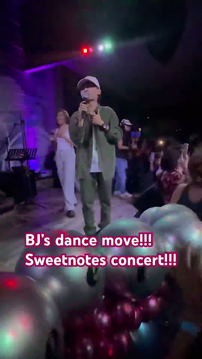 BJ’s dance move!!! Sweetnotes concert!!!