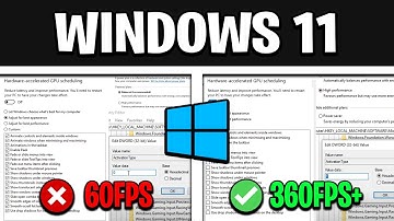 Zo optimaliseer je Windows 11 voor GAMING - De beste instellingen voor HOGE FPS EN GEEN VERTRAGING!