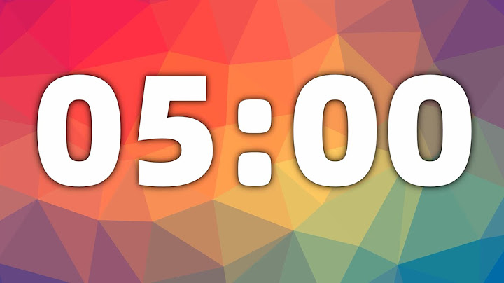 5 Minute Countdown Timer With Ticking Sound &Alarm Clock Sound | Digital  Timer | Cool Timer