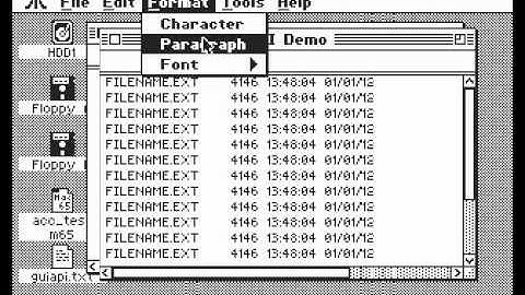 Atari 8-bit GUI simulated file browser window redraw