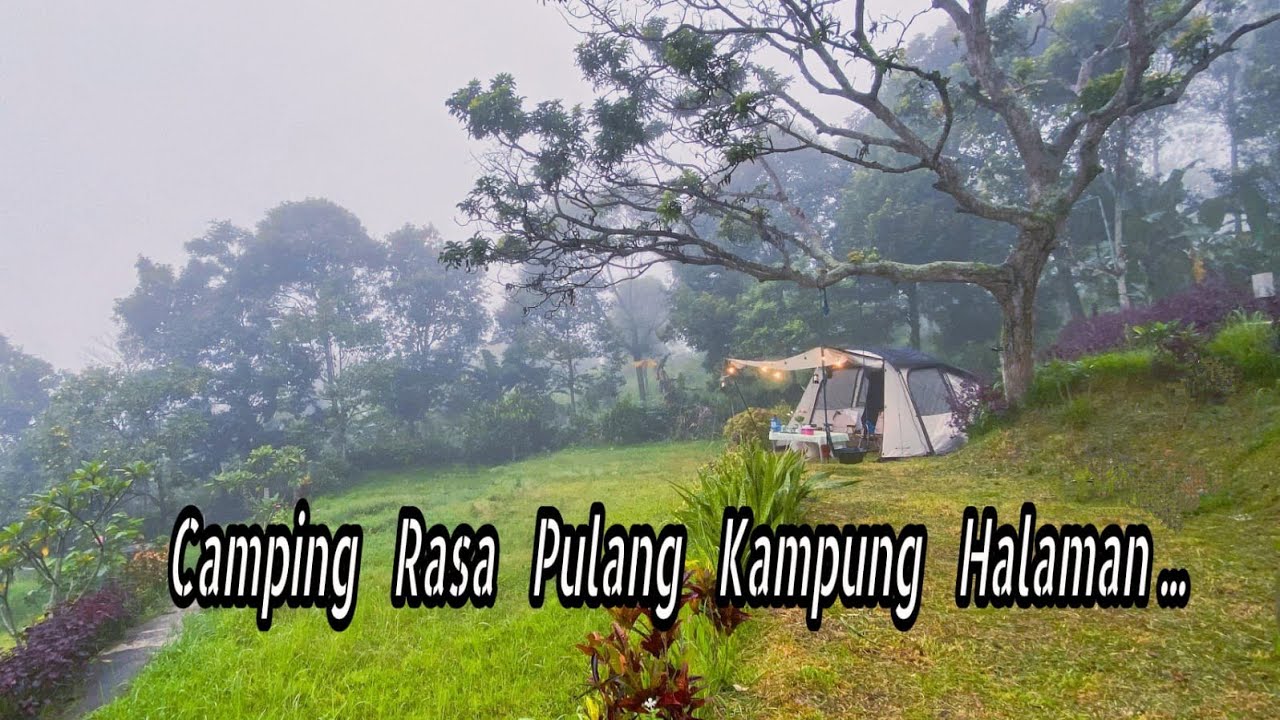 CAMPING RASA di KAMPUNG HALAMAN “KEDAI 2 SISI” view GUNUNG PANGRANGO, TANAMAN BUAH, CITYLIGHT ✨