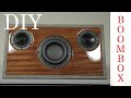 DIY Portable Boombox HITS down to 35hz! - Dinas Boombox Build