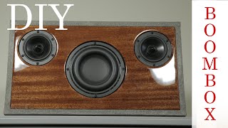 DIY Portable Boombox HITS down to 35hz! - Dinas Boombox Build