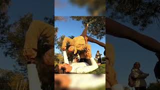 How To Side Star to Straddle Bat￼ - AcroYoga