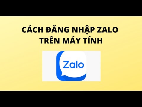 Video CÁCH ĐĂNG NHẬP ZALO TRÊN MÁY TÍNH - youtube