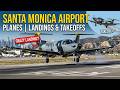 SANTA MONICA AIRPORT Plane Landing And Takeoff Video SANTA MONICA AIRPORT Plane Landing And Takeoff Video