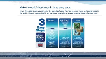 Upload sonar from a Lowrance HDS chartplotter to create a custom C-MAP Genesis map