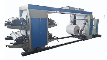 4 color woven bag roll to roll flexography printing machine to South Africa