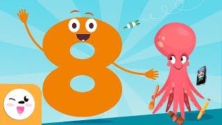 Number 8  Learn to Count  Numbers from 1 to 10  The Number Eight Song