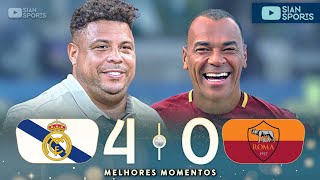 EVEN THOUGH OVERWEIGHT RONALDO FENÔMENO ENCHANTED EVERYONE WITH HIS SOCCER ON HIS RETURN TO MADRID