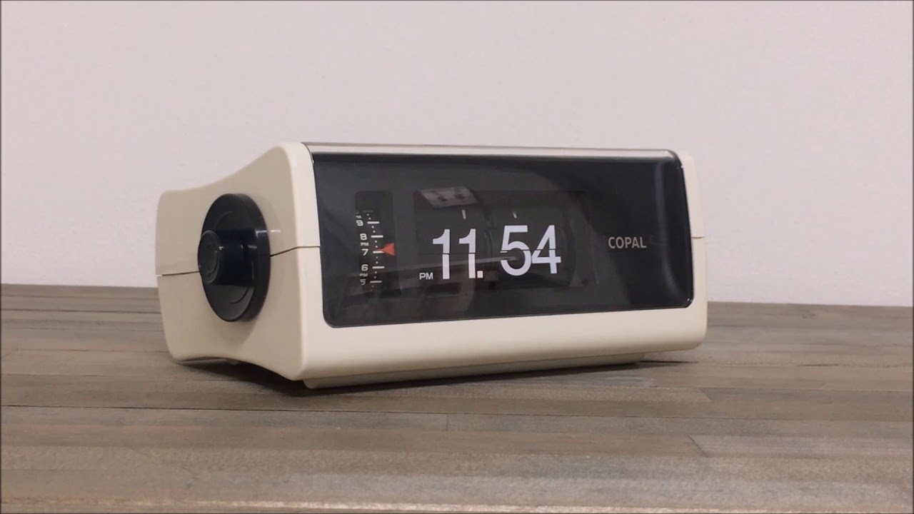 【極美品】COPAL パタパタ時計 RP-243 昭和レトロ Vintage Flip Clock】1977 COPAL RP-243 (パタパタ時計） - YouTube