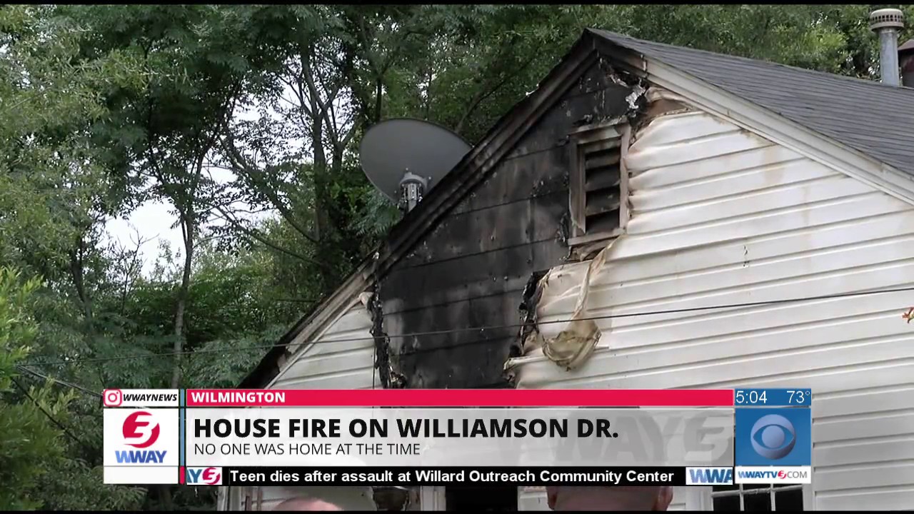 Dog dies in Wilmington house fire - YouTube