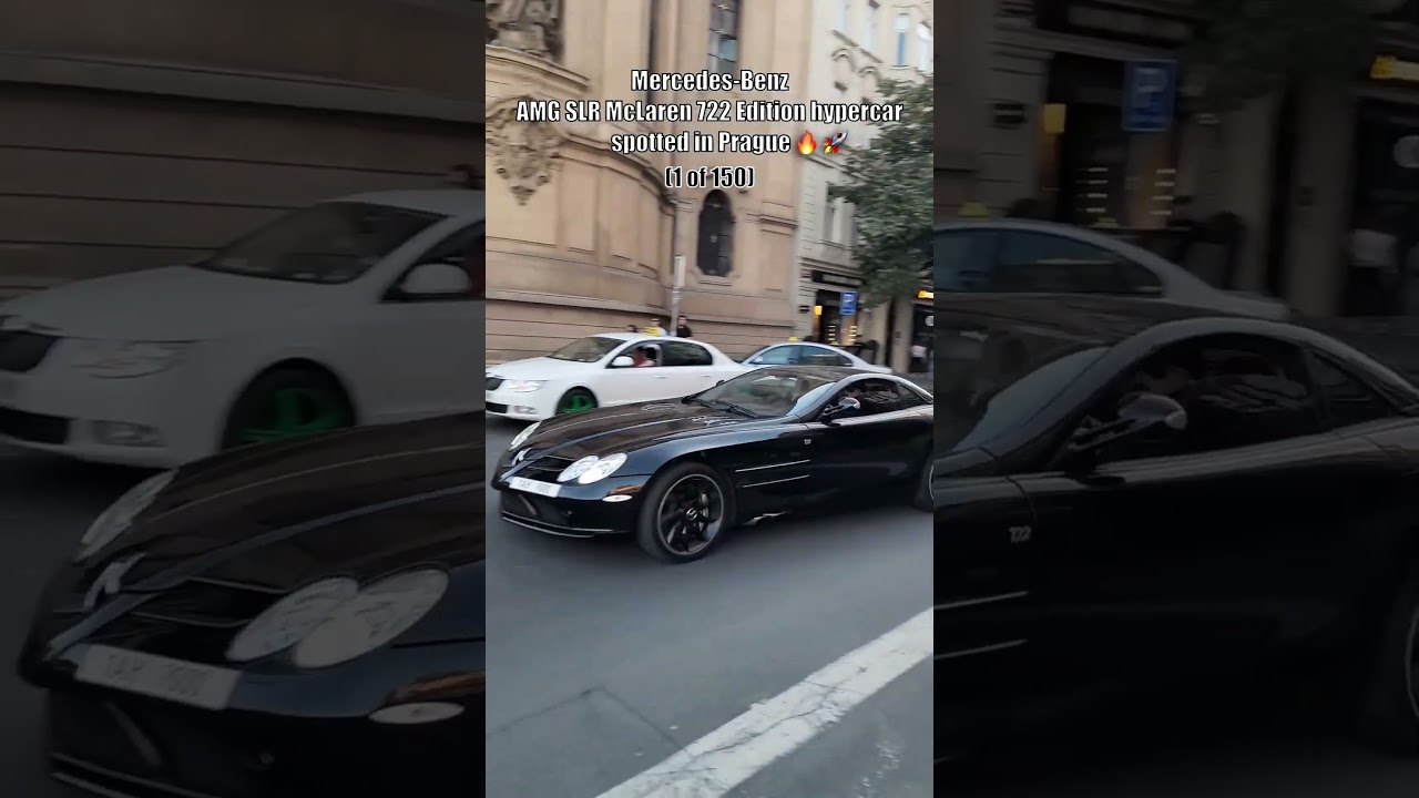 1 of 150 Mercedes-Benz AMG SLR McLaren 722 Edition in Prague🔥 