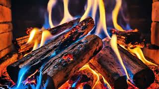 Sleep Faster with Soft Fireplace Crackling and Warm Flickering Flame Visuals
