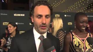 'Walking Dead's Andrew Lincoln Rick) poses season 4 questions