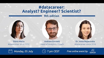 #datacareer - Analyst? Engineer? Scientist? - 9th Edition with Special Guest: Andrew Emmett