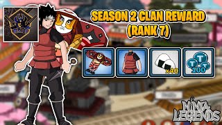 Clan Reward Season 2 - Ninjas Born To Fight (Rank 7) | Ninja Legends screenshot 3