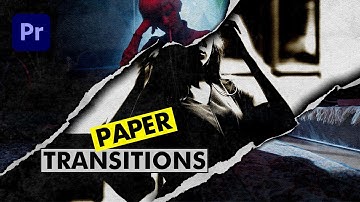 FREE Paper Rip Matte Transitions in Adobe Premiere Pro